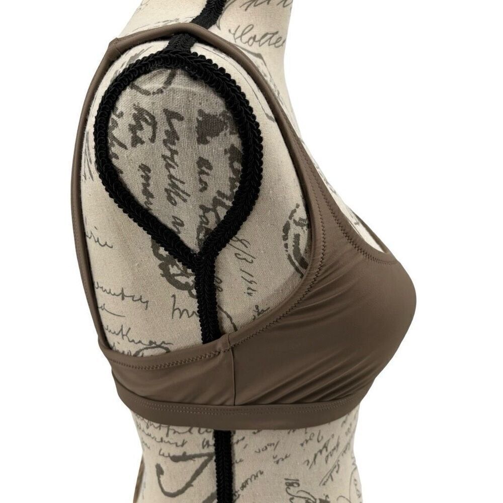 Madewell Swimsuit Top Brown Small NWT - Picture 2 of 8